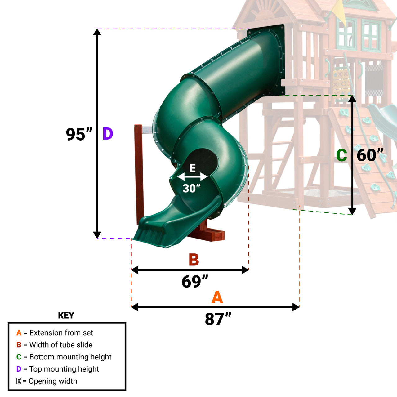 Tunnel Twister Tube Slide