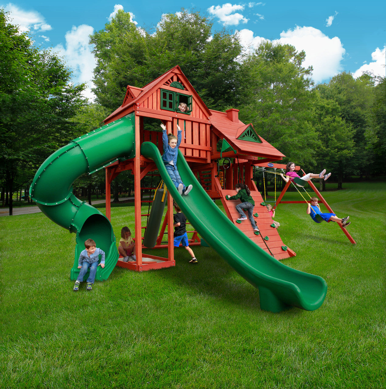 Sun Palace Deluxe Swing Set