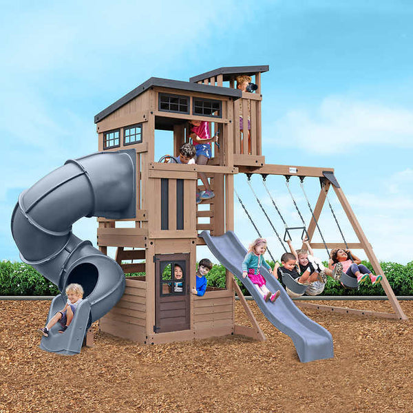 Skyline Lookout Wooden Outdoor Playset Gorilla Playsets