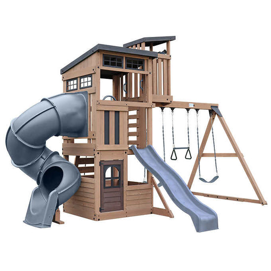 Skyline Lookout Wooden Outdoor Playset | Gorilla Playsets