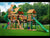 Treasure Trove Swing Set w Timber Shield Wood Roof