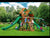 Great Skye II Swing Set w Timber Shield Wood Roof