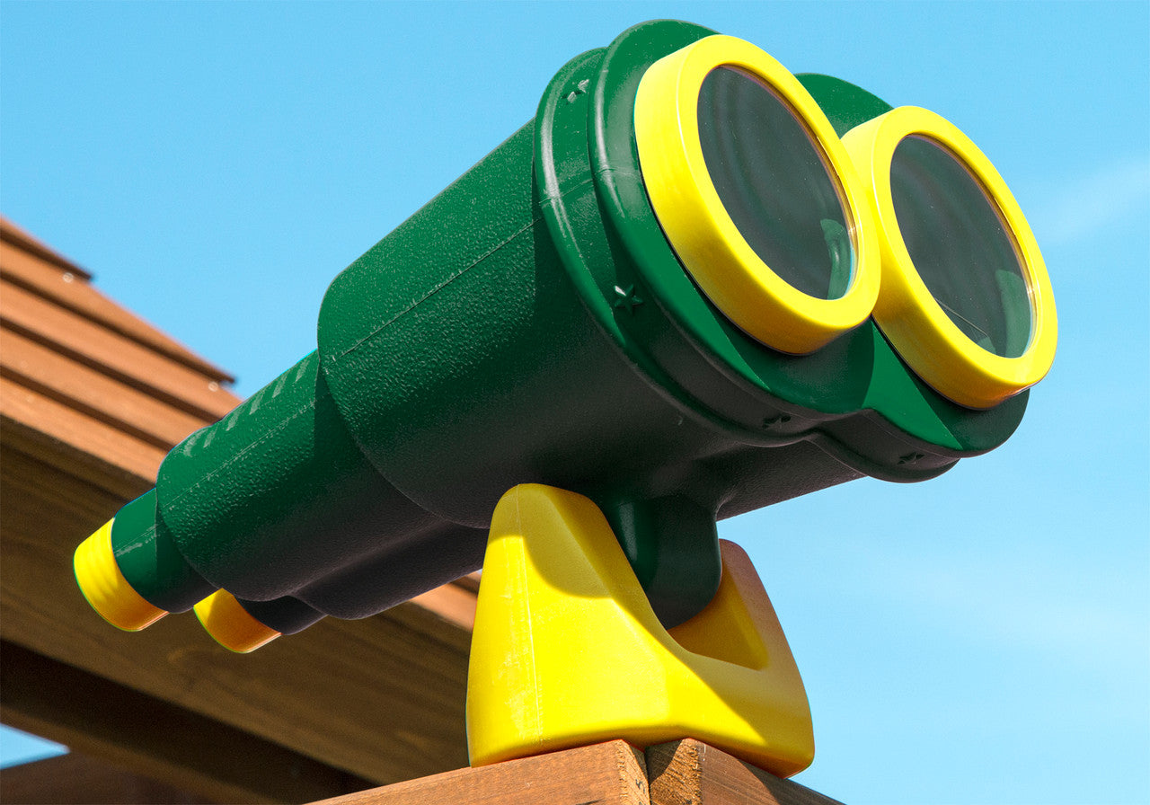 Outdoor view of Jumbo Binoculars from Gorilla Playsets.